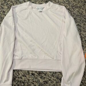 Athleta Pale Pink Crewneck Pullover Sweatshirt